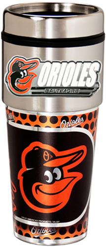 MLB Oriole Travel Tumbler Hi-Def Metallic Graphics