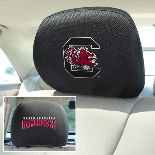 Fan Mats South Carolina Gamecocks Head Rest Covers