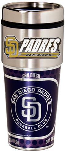 MLB Padres Travel Tumbler Hi-Def Metallic Graphics