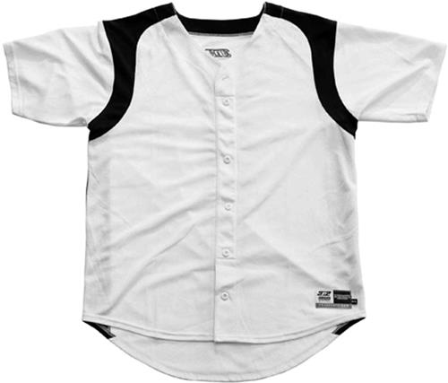 3n2 Full-Button Short Sleeve Baseball Jersey. Decorated in seven days or less.