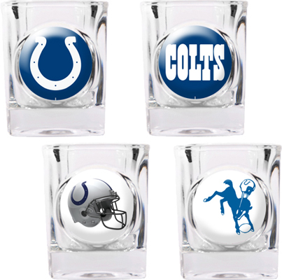 NFL Indianapolis Colts 4pc Collector Shot Glasses