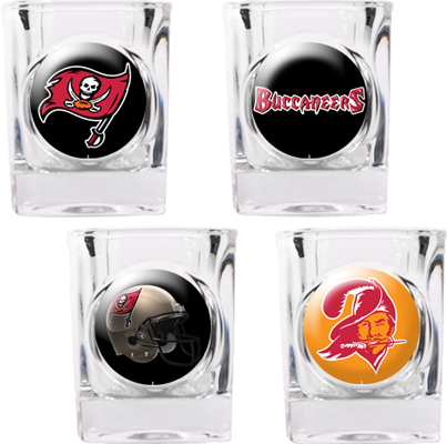 NFL Tampa Bay Buccaneers 4pc Collector Shot Glass