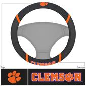 Fan Mats NCAA Clemson Steering Wheel Cover