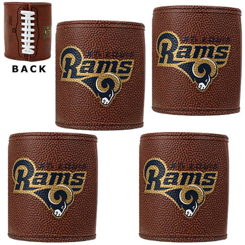 NFL St. Louis Rams 4pc Football Can Holder Set