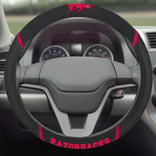 Fan Mats Arkansas Razorbacks Steering Wheel Covers