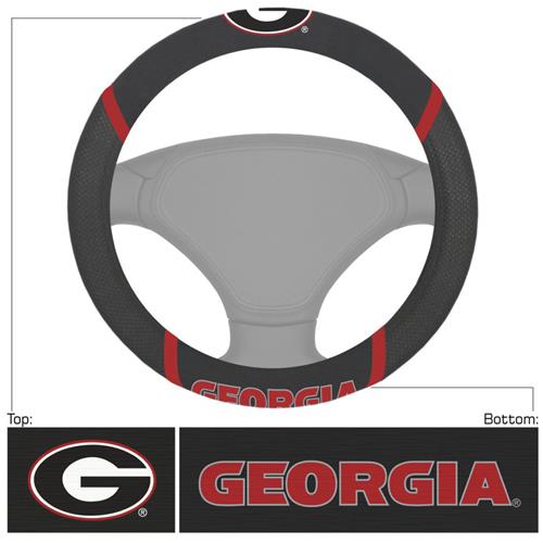 Fan Mats NCAA Univ. Georgia Steering Wheel Cover