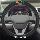 Fan Mats University of Miami Steering Wheel Covers