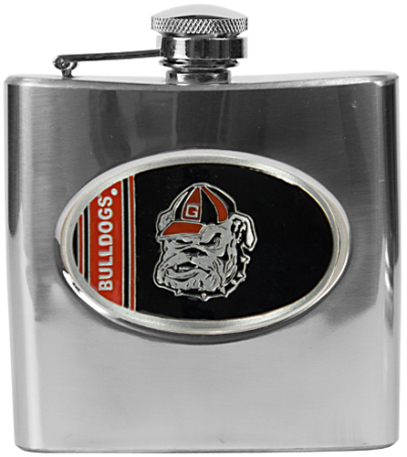 NCAA Georgia Bulldogs Stainless Steel Flask