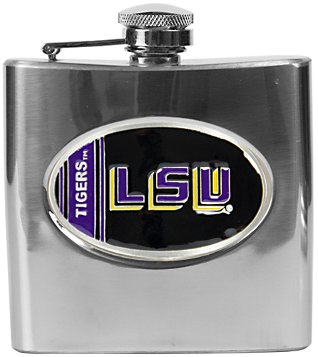 NCAA Louisiana State Tigers Stainless Steel Flask