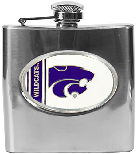 NCAA Kansas State Wildcats Stainless Steel Flask