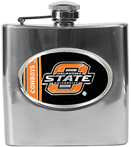 NCAA Oklahoma State Cowboys Stainless Steel Flask