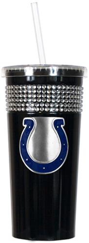 NFL Indianapolis Colts 16oz Bling Tumbler w/ Straw