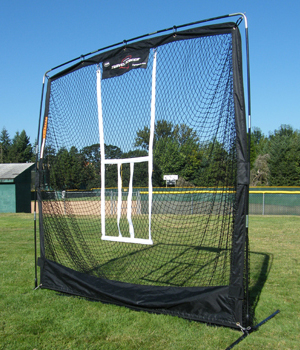 JUGS Complete Practice 7-Foot Travel Screen - Baseball Equipment & Gear