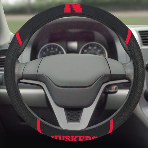 Fan Mats University Nebraska Steering Wheel Covers