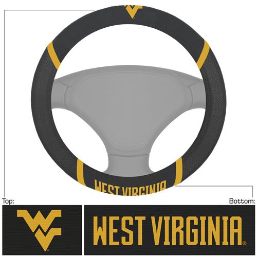 Fan Mats NCAA West Virginia Steering Wheel Cover