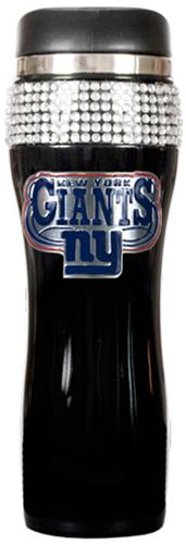 NFL New York Giants 14oz Black Bling Tumbler