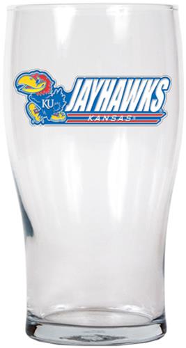 NCAA Kansas Jayhawks 20oz. Pub Glass