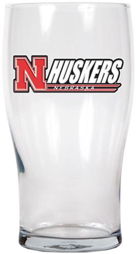 NCAA Nebraska Cornhuskers 20oz. Pub Glass