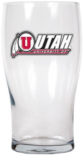 NCAA Utah Utes 20oz. Pub Glass