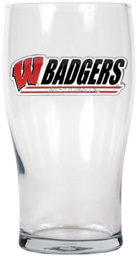 NCAA Wisconsin Badgers 20oz. Pub Glass