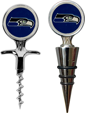 NFL Seattle Seahawks Cork Screw/Wine Bottle Topper