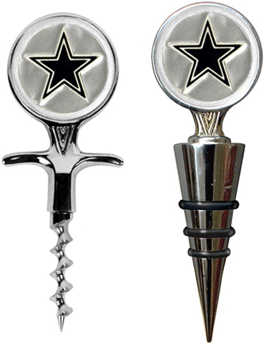 NFL Dallas Cowboys Cork Screw & Wine Bottle Topper