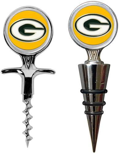 NFL Green Bay Packers Cork Screw & Bottle Topper