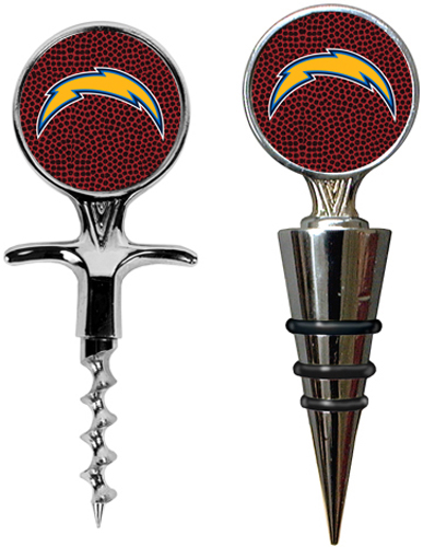NFL San Diego Chargers Cork Screw/Wine Topper-GB