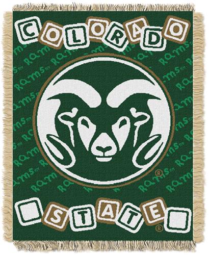 Northwest NCAA Colorado State Rams Baby Throws