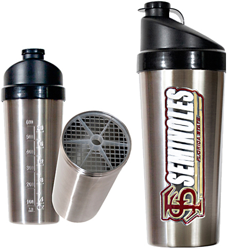 NCAA Florida State Stainless Protein Shaker