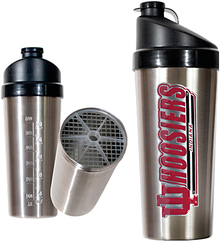 NCAA Indiana Hoosiers Stainless Protein Shaker