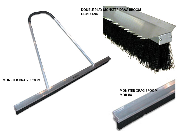 E8318 Baseball Double Play Monster Drag Broom & Rake