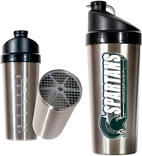 NCAA Michigan State Stainless Protein Shaker