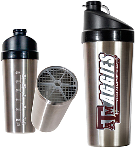 NCAA Texas A&M Aggies Stainless Protein Shaker