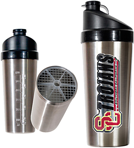 NCAA Southern California Stainless Protein Shaker