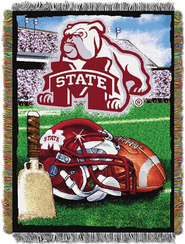 Northwest NCAA Mississippi St "HFA" Tapestry Throw