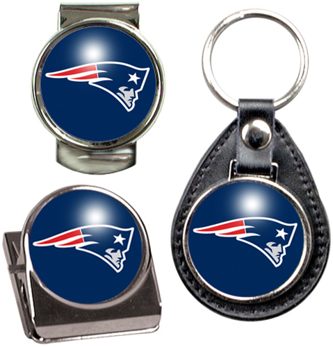 New England Patriots Keychain/Money Clip/Magnet