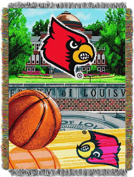 Louisville Cardinals Tapestry Throw by Northwest