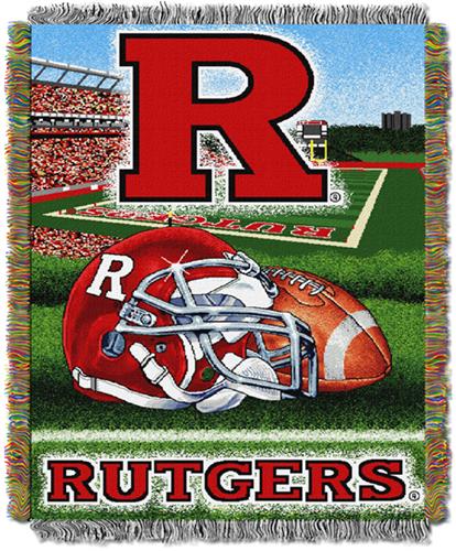 Northwest NCAA Rutgers Univ HFA Tapestry Throws