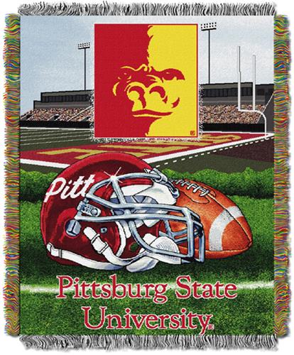Northwest NCAA Pittsburgh State HFA Tapestry Throw