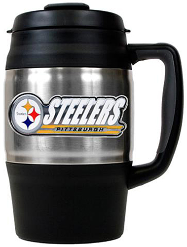 NFL Pittsburgh Steelers 34oz Thermal Travel Mug
