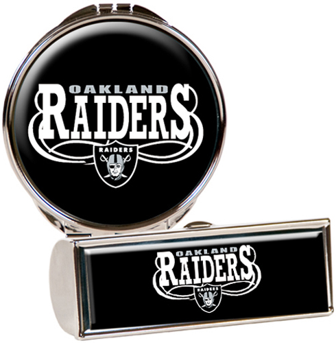NFL Oakland Raiders Lipstick Case/Compact Mirror