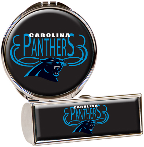 NFL Carolina Panthers Lipstick Case/Compact Mirror