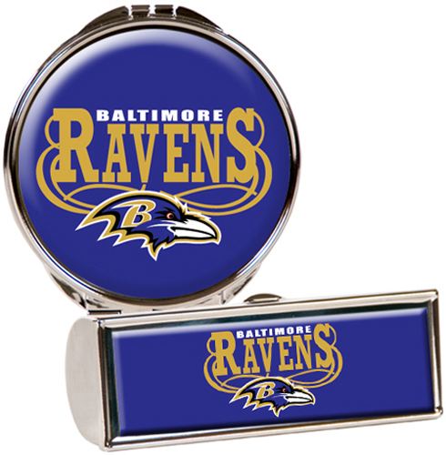 NFL Baltimore Ravens Lipstick Case/Compact Mirror
