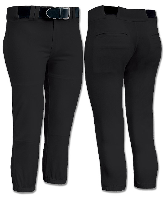 E8359 Low Rise Women/Girls Performance Softball Pants