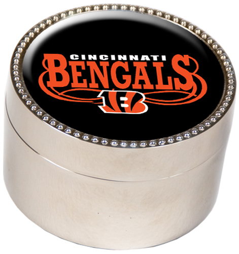NFL Cincinnati Bengals Metal Trinket Box