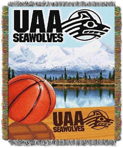 Northwest NCAA UAA Seawolves HFA Tapestry Throws