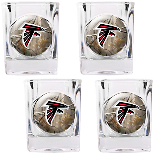 NFL Atlanta Falcons Open Field Square Shot Glass