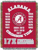 Northwest NCAA Alabama Commemorative Throw