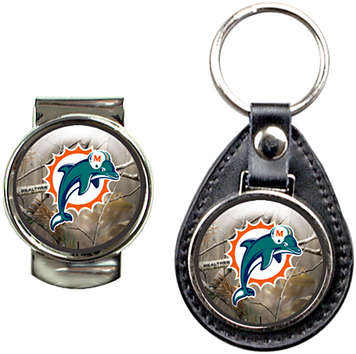 NFL Miami Dolphins Open Field Keychain/Money Clip
